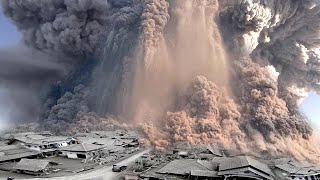 Just Now Eruption of MOUNT MARAPI not Merapi West Sumatra Indonesia Volcano Marapi eruption [upl. by Libna]