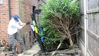 How to Remove a Hedge and Dig out the Stumps [upl. by Nylkcaj]