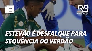 Estêvão torce o joelho e o tornozelo na derrota para o Botafogo  Os Donos da Bola [upl. by Bacon]