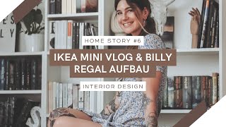 Home Story 6  Ikea Mini Vlog Billy Regal Bücher Tour [upl. by Oer]