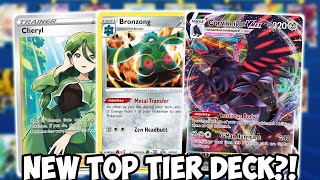 Corviknight VMAX Is A New Top Tier Deck Bronzong amp Cheryl Is OP Battle Styles PTCGO [upl. by Tabby]