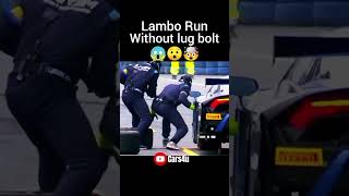 Lambo left the lug bolt shortfeed shortvideos viralvideo shorts trending race lamborghini [upl. by Salema810]