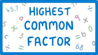 How to find the Highest Common Factor 7 [upl. by Adlemy763]