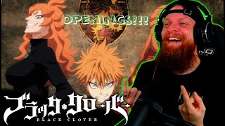 INCREDIBLE Black Clover Openings 113 Reaction [upl. by Nailimixam]