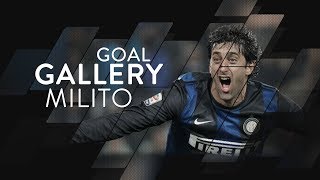 DIEGO MILITO  All of his 75 Inter goals 🇦🇷🖤💙 [upl. by Livi]