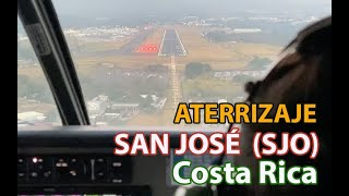 landing in San jose Costa Rica Juan Santamaria Airport [upl. by Johst]