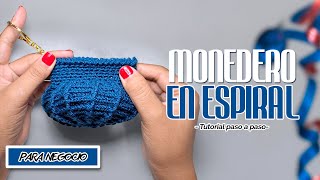 MONEDEROS TEJIDOS A CROCHET CON CIERRE 👛 [upl. by Mancino]