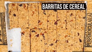 BARRITAS DE CEREAL CASERAS Y SALUDABLES SIN HORNO [upl. by Marcela127]