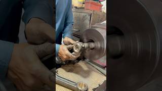 Diesel Engine Piston Repair on Lathe engine repair mechanic mechanical shorts viralshorts [upl. by Estrella]