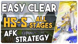 HSS1 to 4  Challenge Mode  AFK Easy Strategy 【Arknights  アークナイツ】 [upl. by Isabelita]