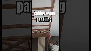 Wooden panelling ceiling shorts shortfeed paneling shortvideos [upl. by Ruffo]