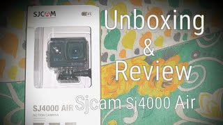 Sjcam sj4000 air 4k low budget action camera unboxing ampreview [upl. by Aldred]