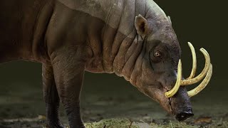 Indonesian wild pig  Babirusa  wildlife Hindi HD Wildlife education [upl. by Ateuqram702]