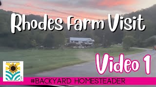 Justin Rhodes Farm Trip  Video 1  HomesteadBuildscom [upl. by Aeli]