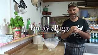 How to make a Biga for Pizza and Bread with Master Pizzaiolo Massimo Nocerino [upl. by Adnorahc]