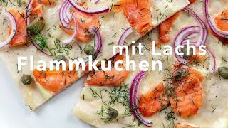 Flammkuchen mit Lachs [upl. by Adriene332]