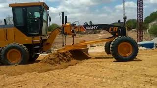 SANY MOTOR GRADER STG170C8 IN ACTION [upl. by Enelyad]