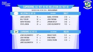 Camborne CC 1st XI v Helston CC 1st XI [upl. by Etem]