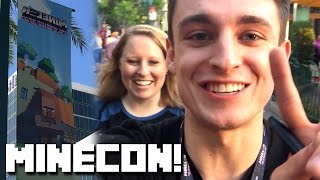 Minecon 2016 VLOG Day 0 Got To Meet Sally [upl. by Ainerbas885]