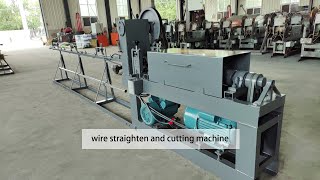 Dechen wire straighten and cutting machine [upl. by Eirrak151]