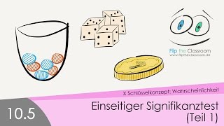 1051 Einseitiger Signifikanztest Teil 1 [upl. by Enytnoel405]