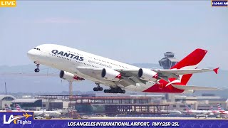 🔴LIVE Los Angeles International Airport  LAX LIVE  LAX Plane Spotting [upl. by Aikit]