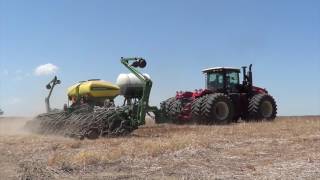 Planting Milo near Lincoln Kansas [upl. by Refannej144]