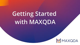 Getting Started with MAXQDA [upl. by Imelda]