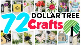 72 BEAUTIFUL Dollar Tree DIY Crafts For Home Decor [upl. by Tuneberg863]