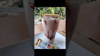 Cereal Bar Yoghurt Milkshake🥤🥣 asmr shorts streetfood easy cereal milkshake drink summer [upl. by Rozelle]