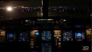 Airbus A330300  Night Takeoff  Chicago OHare Long Version [upl. by Mazel]