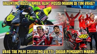 Hot Rossi quotAmbil Alihquot VR46 Tak Pilih Celestino ViettiFabio di Giannantonio Jadi Pengganti Marini [upl. by Notniuqal]