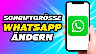 Schriftgröße Whatsapp ändern  Iphone [upl. by Luemas472]