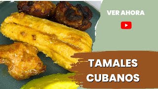 Como hacer tamales  🫔 Tamales cubanos rellenos de chicharrón [upl. by Ira312]