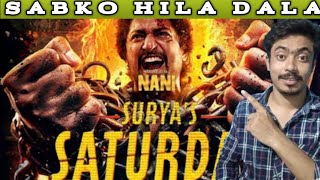 Nani Hindi Dubbed New Release BLOCKBUSTER movie SURYA SATURDAY High BoxOffice Collection FULL REVIEW [upl. by Bohaty766]