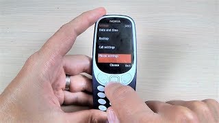 Nokia 3310 2017  How to Change the Language Settings [upl. by Anirres]