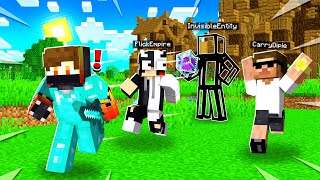 SPEEDRUNNER VS 3 HUNTER but i hired an ASSASSIN in MINECRAFT [upl. by Prent]