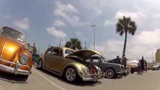 GoPro Beaches Bugs Buses VW show Panama City BeachFlorida quotSpinnaker Beach Clubquot 2014 [upl. by Leirua]