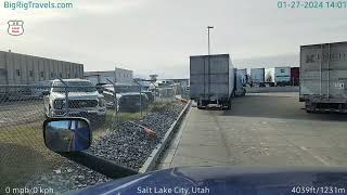 BigRigTravels LIVE  West Valley City to Salt Lake City UT 12724 [upl. by Annavaig]