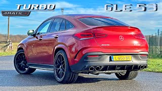 MercedesAMG GLE 53 Coupe  REVIEW on AUTOBAHN [upl. by Newra]