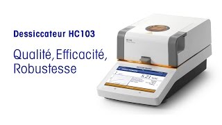 HC103 Moisture Analyzer FR [upl. by Odlanyer]