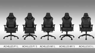 GAMDIAS Achilles Gaming Chairs Comparison P1 M1 and E1 [upl. by Nimaj]