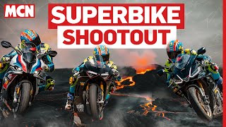 2022 Superbike Shootout  BMW M1000RR vs Ducati Panigale V4 SP2 vs Aprilia RSV4 1100 Factory 4K [upl. by Enuahs]