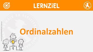 A12 1 🏆 2 🥈 3 🥉  Die Ordinalzahlen auf Deutsch [upl. by Penrod]