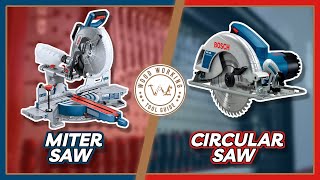 Miter Saw vs Circular Saw Which is Right for Your Woodwork [upl. by Demmy]