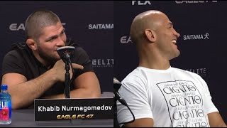 Fedor vs Junior dos Santos at Eagle FC Khabibs breaks news of potential fight [upl. by Soneson685]