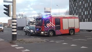 P1 Brandweer Rijopleiding Krijgt aanrijding tijdens spoedrit in Groningen [upl. by Shanan]