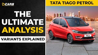 Tiago Petrol Variants Explained  XE XTO XT XT NRG XZ NRG  Sep 2022  The Ultimate Analysis [upl. by Konopka]