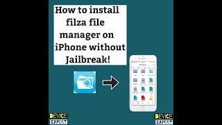 iOS 121112109 How to install filza file manager free on iPhone Without jailbreak [upl. by Hairem306]