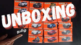 UNBOXING Matchbox Power Grabs 24 Miniature Cars 164 Scale  Tamil [upl. by Nefen]